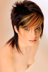 Hair Model showing of Salon Fashions by Niagaras Salon Photographer Brian Yungblut